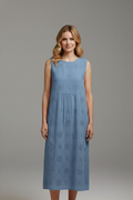 Cordula — Sleeveless Round-Neck Midi Dress