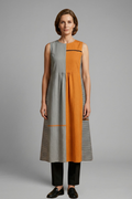 Orinthia — Sleeveless Linen Midi Dress