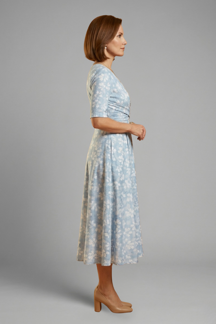 Isadora — Side-Pocket Midi Dress