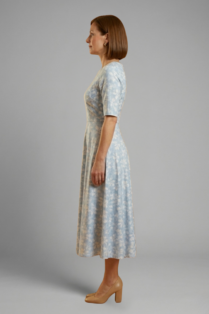 Isadora — Side-Pocket Midi Dress