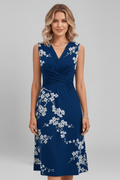 Ophelia — Sleeveless V-Neck Midi Dress