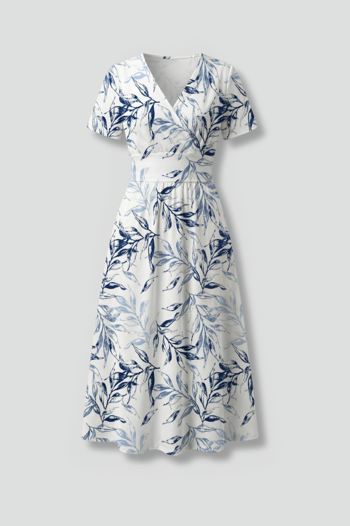 Lucasta — Floral Print Midi Dress