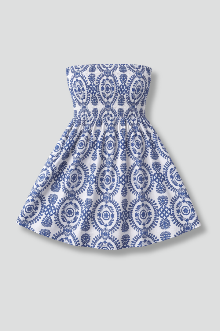 Nova — Strapless Flared Mini Dress