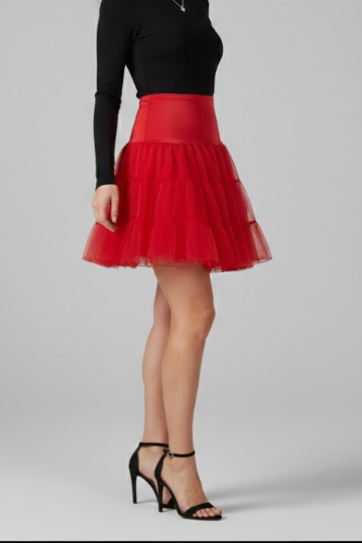 Coco Skirt — Tiered Mesh Mini Skirt