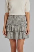 Fleur — Ruffle-Tiered Mini Skirt