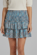 Fleur — Ruffle-Tiered Mini Skirt