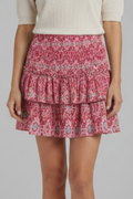 Fleur — Ruffle-Tiered Mini Skirt