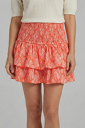 Fleur — Ruffle-Tiered Mini Skirt