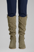 Nola — Women's Side-Zip Cushioned Knee-High Boots