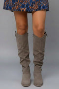 Cleo Rose — Women's Over-the-Knee Slouch Boots