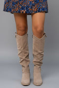 Cleo Rose — Women's Over-the-Knee Slouch Boots