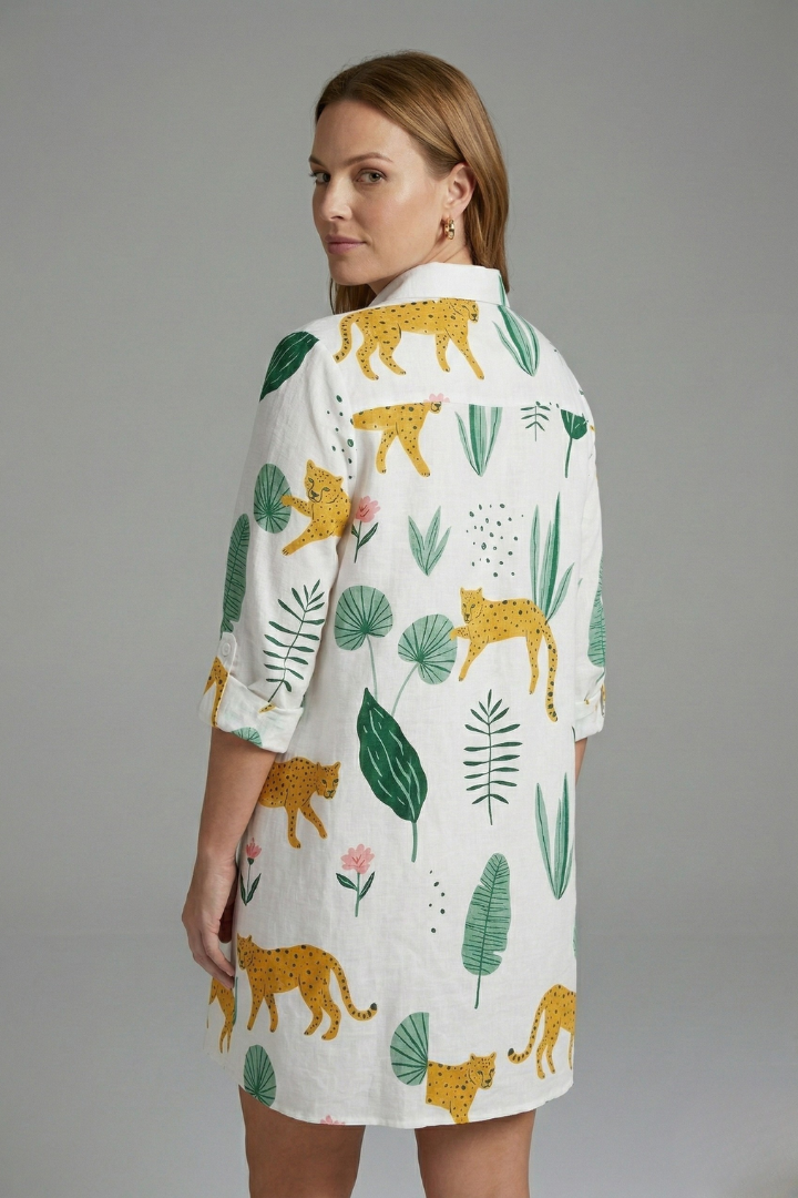 Rosemary — Collared Shirt Dress