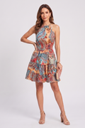 Persephone — Printed Wrap Romper