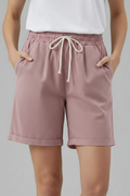 Rue — Drawstring Knee-Length Shorts