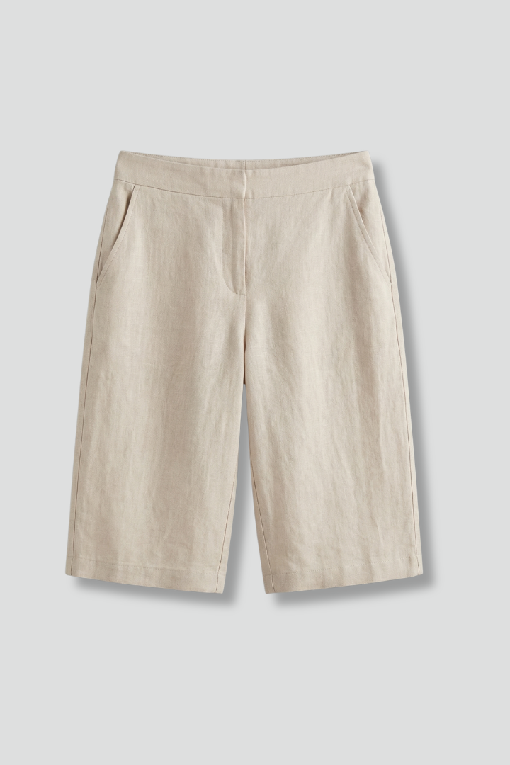 Marnie — Knee-Length Drawstring Shorts