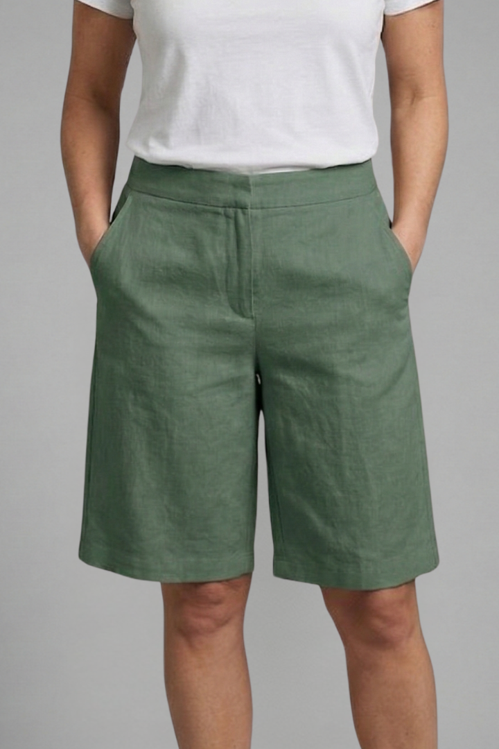 Marnie — Knee-Length Drawstring Shorts