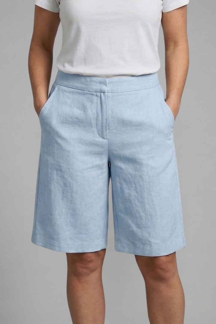 Marnie — Knee-Length Drawstring Shorts