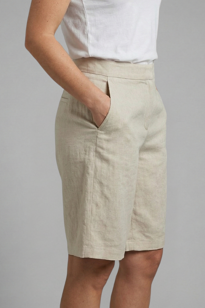 Marnie — Knee-Length Drawstring Shorts