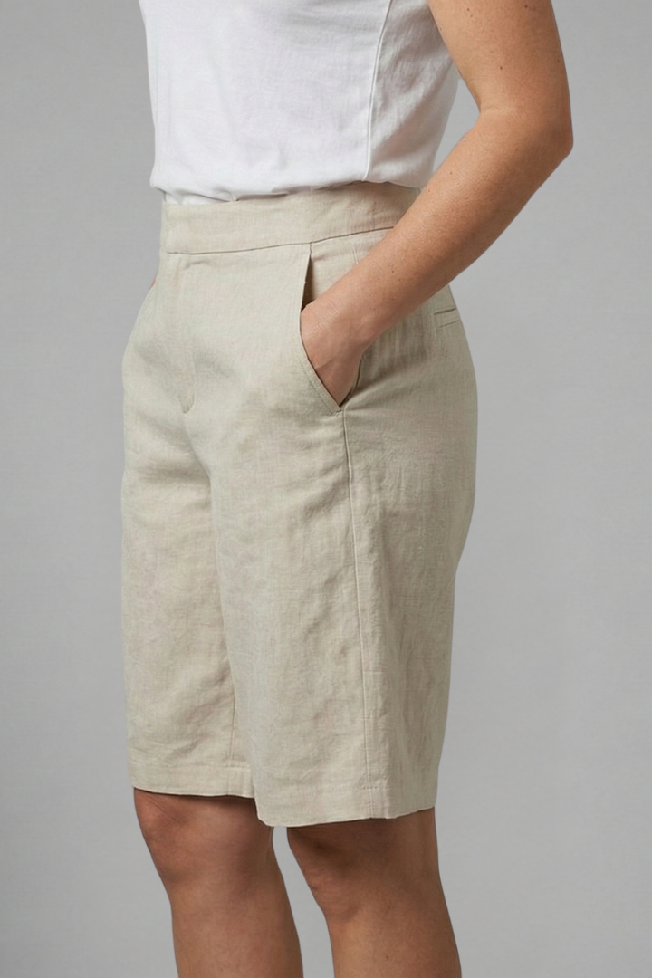Marnie — Knee-Length Drawstring Shorts