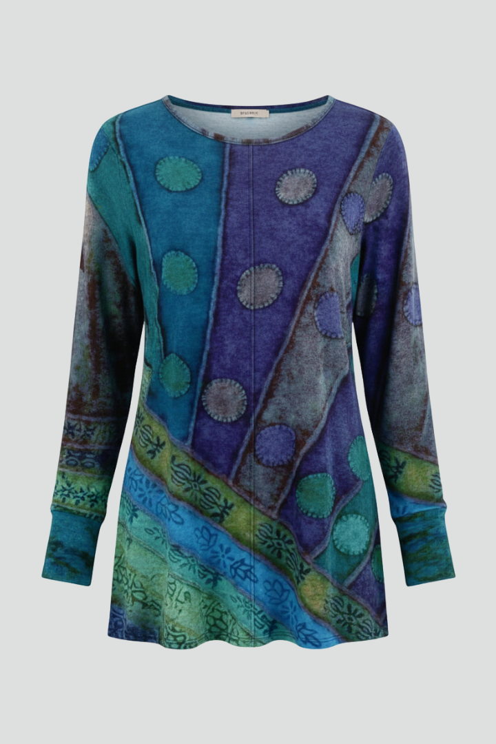 Imogen — Patchwork Tunic Top