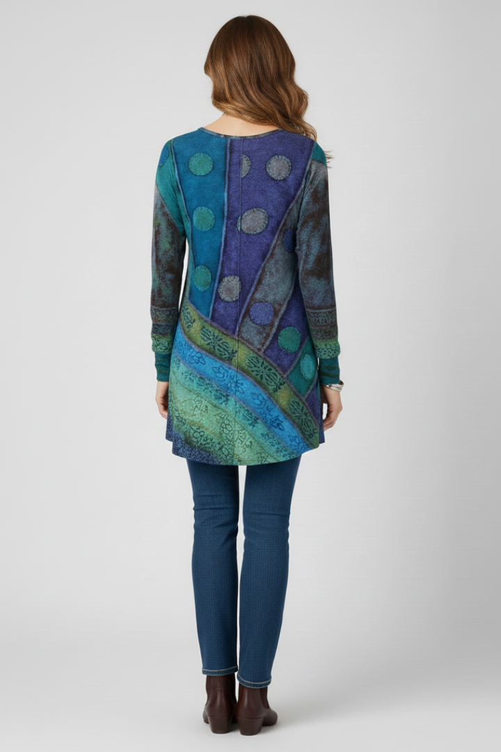 Imogen — Patchwork Tunic Top