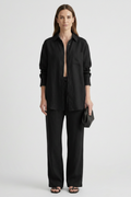 Verity — Button Shirt & Straight-Trouser Set