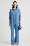 Verity — Button Shirt & Straight-Trouser Set