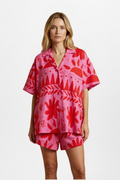 Ondine — Printed Shirt & Matching Shorts Set