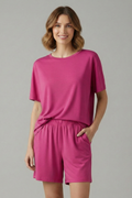 Thomasin — Round-Neck Tee & Shorts Set