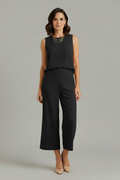 Anouk — Sleeveless Top & Cropped-Trouser Set