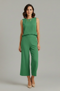 Anouk — Sleeveless Top & Cropped-Trouser Set