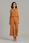 Anouk — Sleeveless Top & Cropped-Trouser Set