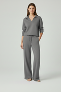 Bettina — V-Neck Top & Wide-Leg Set