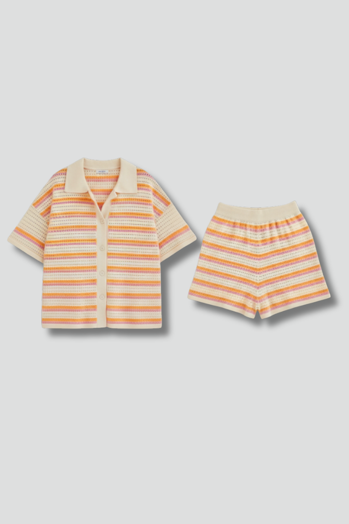 Joan — Shirt &amp; Shorts Set