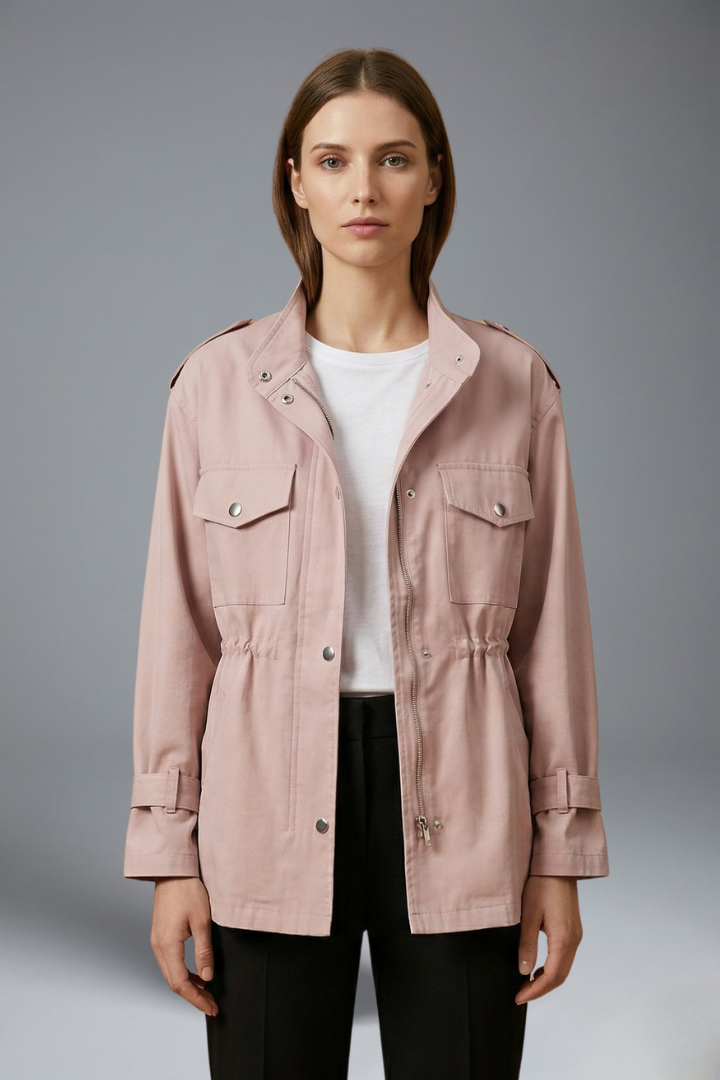 Sloane — Belted Utility Jacket