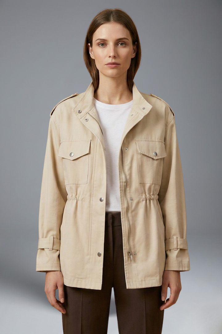 Sloane — Belted Utility Jacket