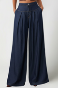 Della Jean — Mid-Waist Wide-Leg Jeans