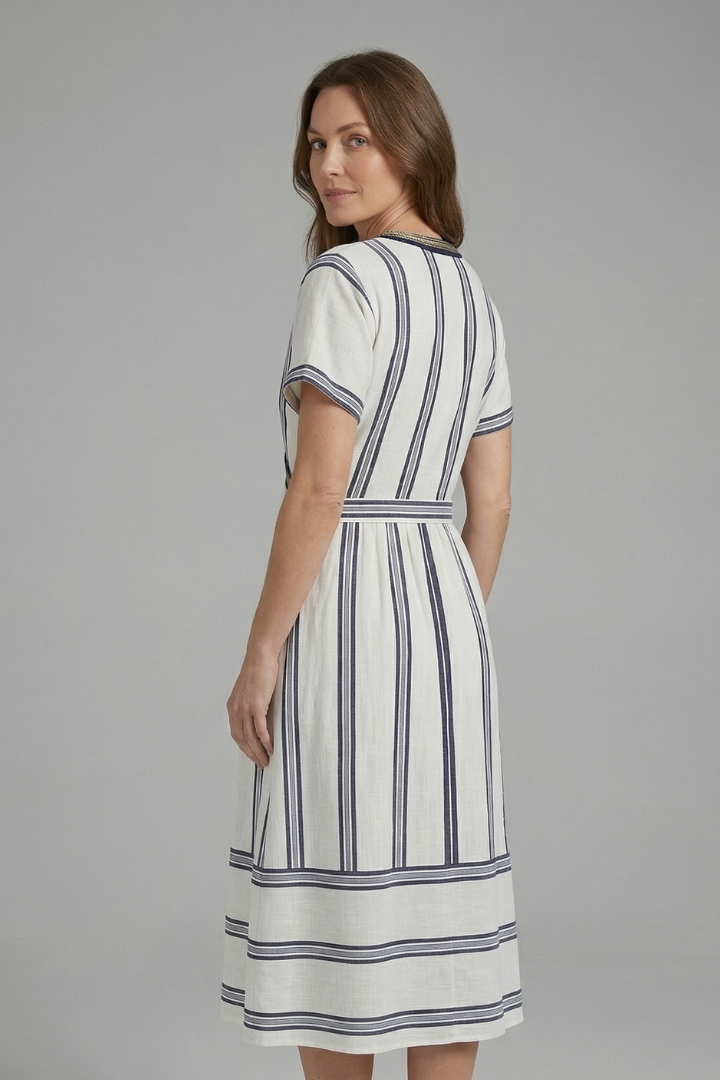 Junia — V-Neck Wrap Maxi Dress