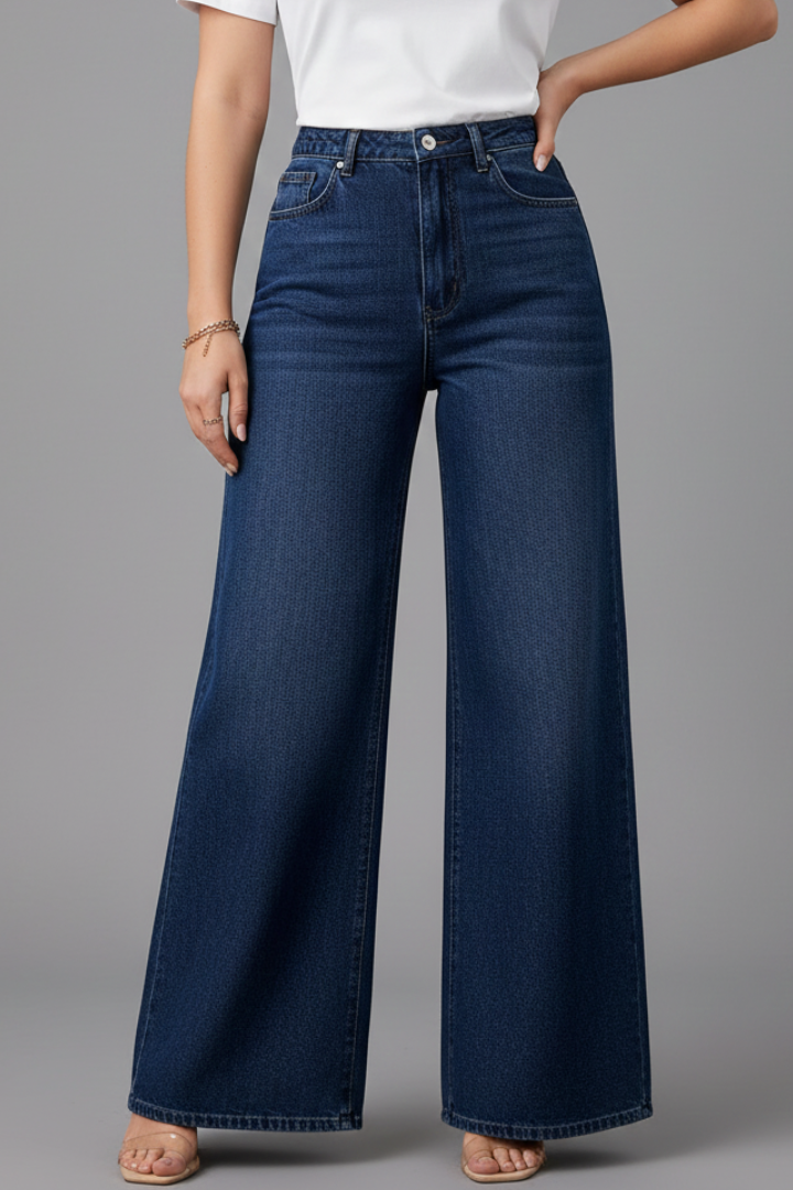 Noa — High-Waist Wide-Leg Trousers