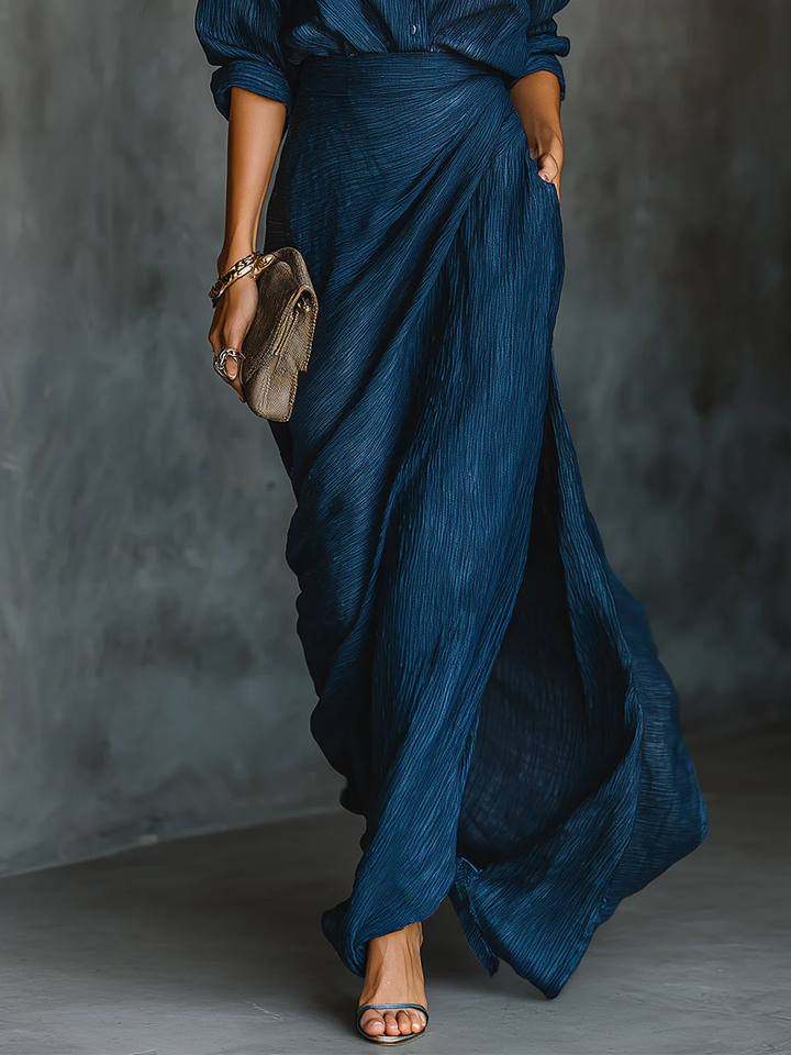 Serena — Shirt &amp; Maxi Skirt Set