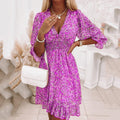 Roswitha — V-Neck Summer Dress