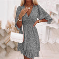 Roswitha — V-Neck Summer Dress