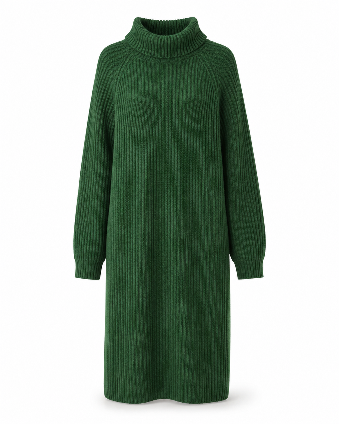 Sylvie — Roll-Neck Knit Sweater Dress