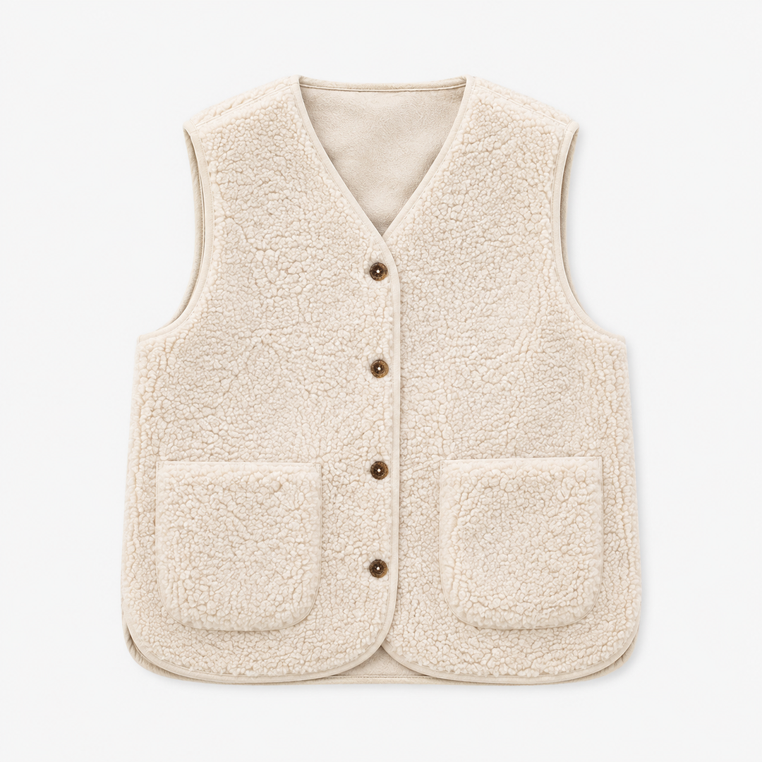 Maren Knit — Button-Front Knit Vest