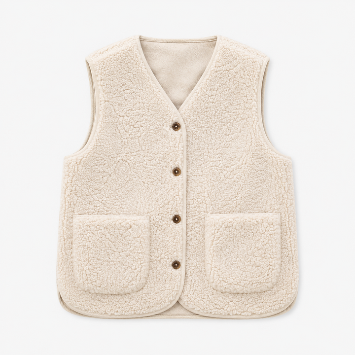 Maren Knit — Button-Front Knit Vest