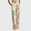 Alma — Wide-Leg Raw-Hem Jeans