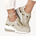 Maple — Cushioned Wedge-Sole Trainers