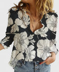 Olwen — Cotton-Linen Button-Down Blouse