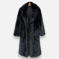 Blythe — Women's Plush Longline Faux-Fur Coat