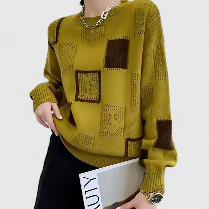 Annika — Openwork Knit Jumper